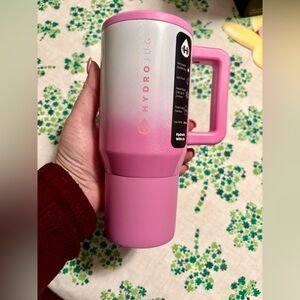 Hydrojug Candy Coated Pink Ombré 20oz Traveler Tumbler
